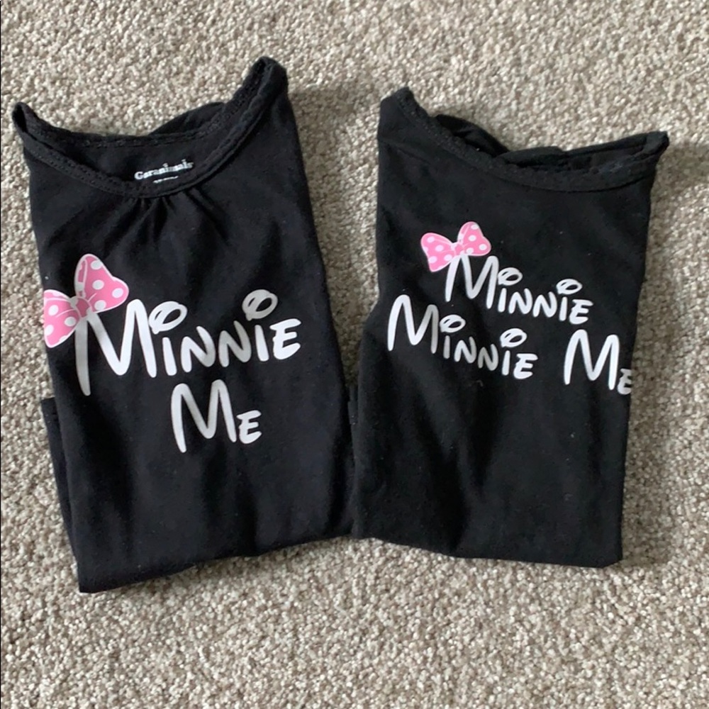 Minnie me & minnie Minnie me tees